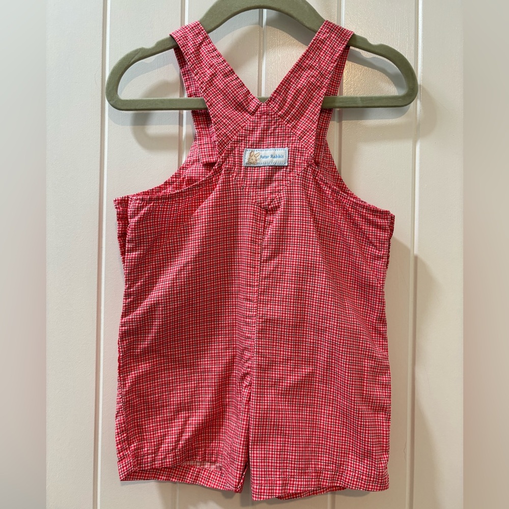 Peter Rabbit - Gingham Printed Overalls - Picture 2 of 5
